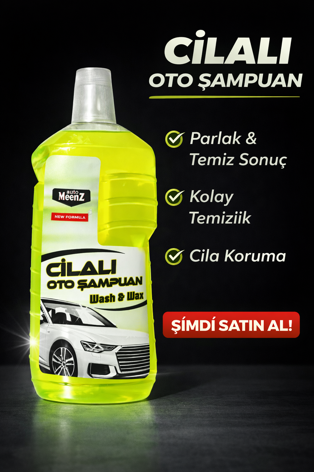 Cilalı Oto Şampuan